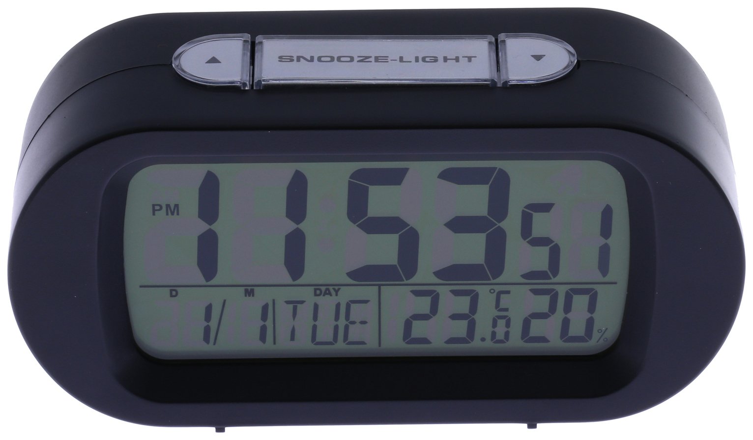 Constant Digital Alarm Clock - Black