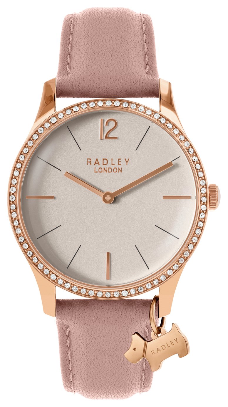 Radley Ladies' Millbank RY2524 Stone Set Blush Pink Watch
