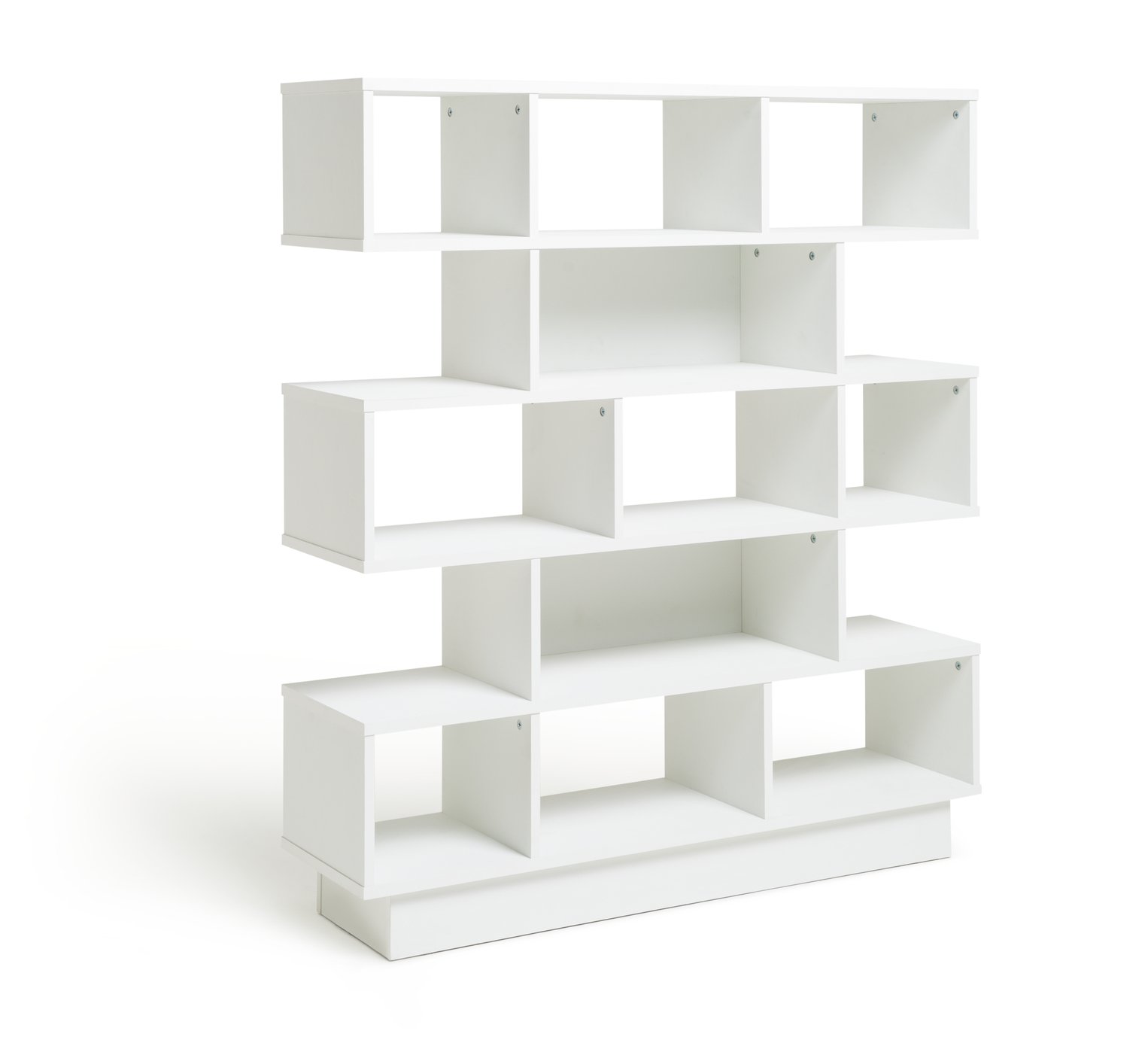 Habitat Cubes Wide Bookcase - White