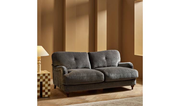 Habitat Eleanor Fabric 2 Seater Sofa - Grey