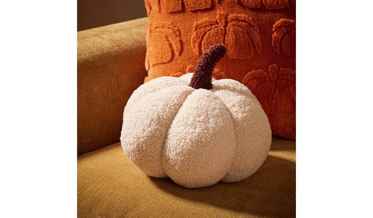 Argos Home Pumpkin Plush - Cream and Brown 