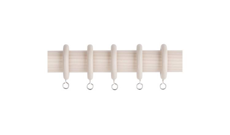 Argos Home 20 Pack Curtain Ring - White
