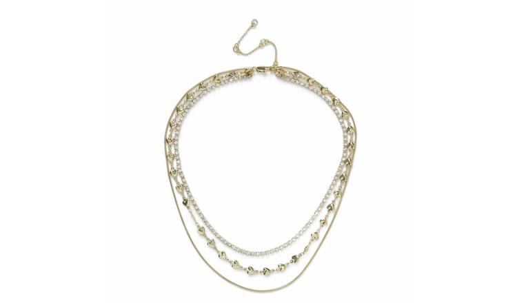 Liars & Lovers Gold Plated Multilayered Necklace