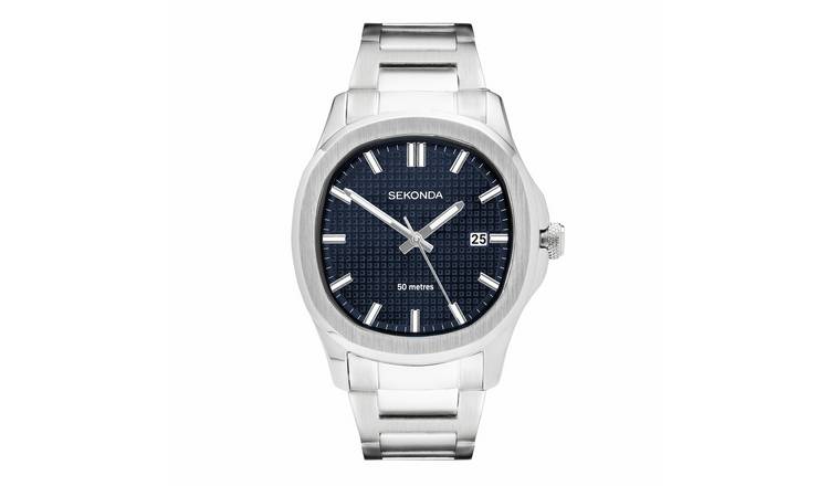 Sekonda Octaire Silver Stainless Steel Bracelet Watch