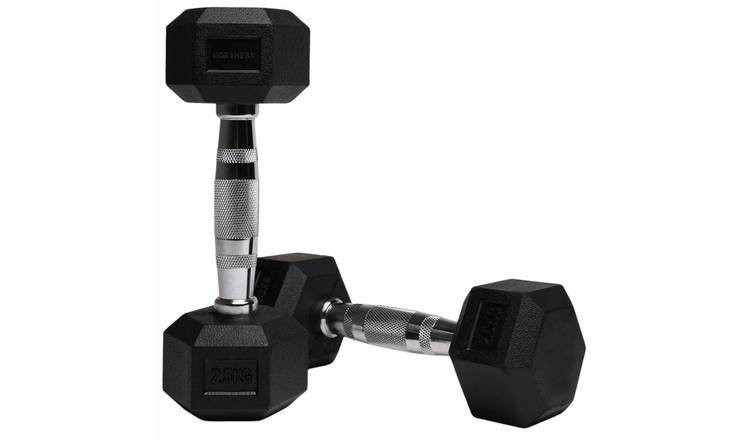 Northern Hex Cast Iron Dumbbells Set - 2 x 2.5Kg
