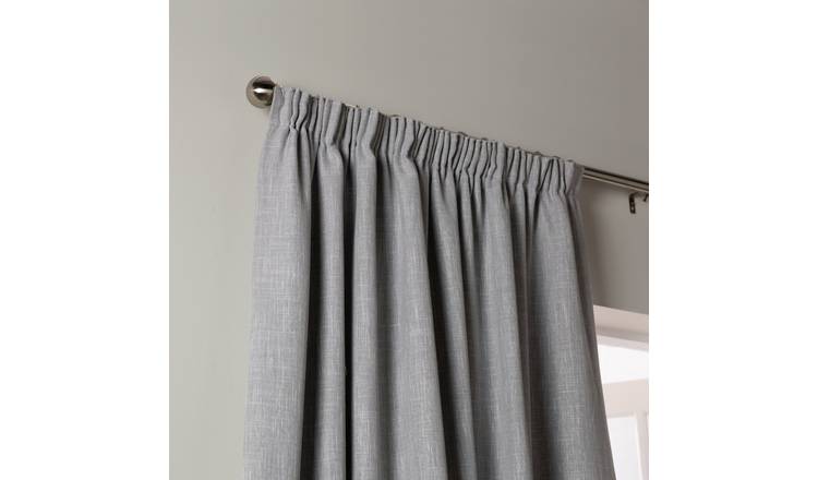 Buy Habitat Blackout Lined Pencil Pleat Curtains - Dove Grey | Curtains ...