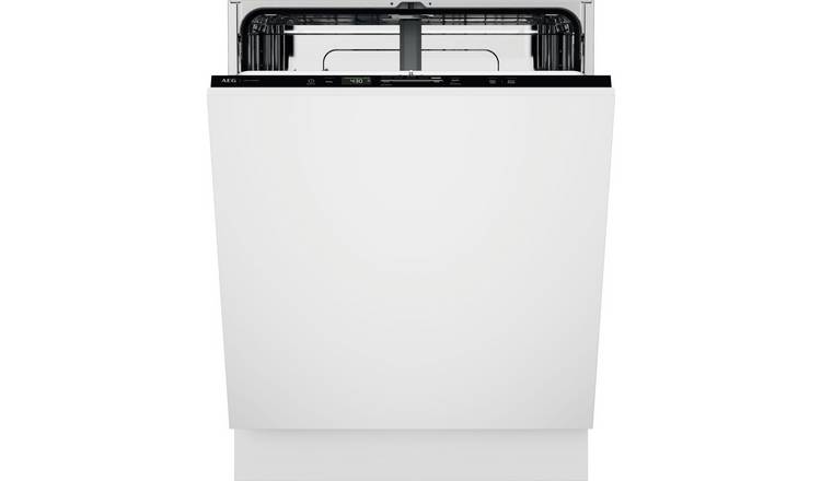 AEG GI6200B1SN Full Size Integrated Dishwasher With Cutlery Basket