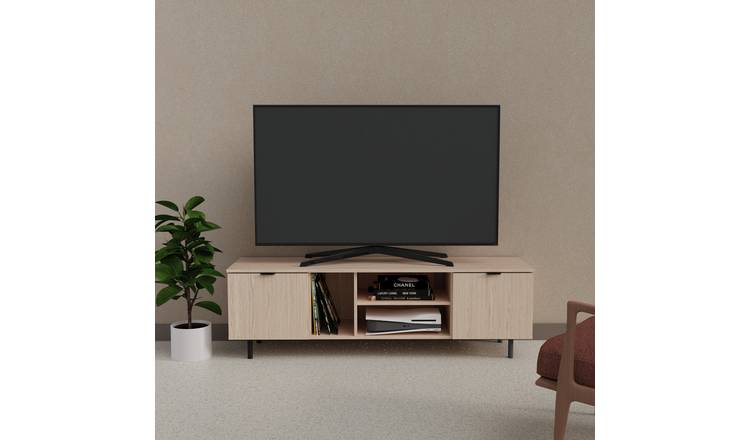 Argos Home Taite 2 Doors TV Unit - Natural