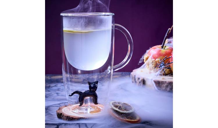 Argos Home Cat Icon Halloween Glass Cup - 260ml