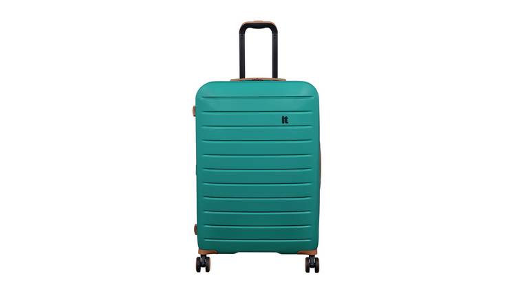 IT Luggage Legion Expandable 8 Wheel Hard Medium Suitcase - Blue