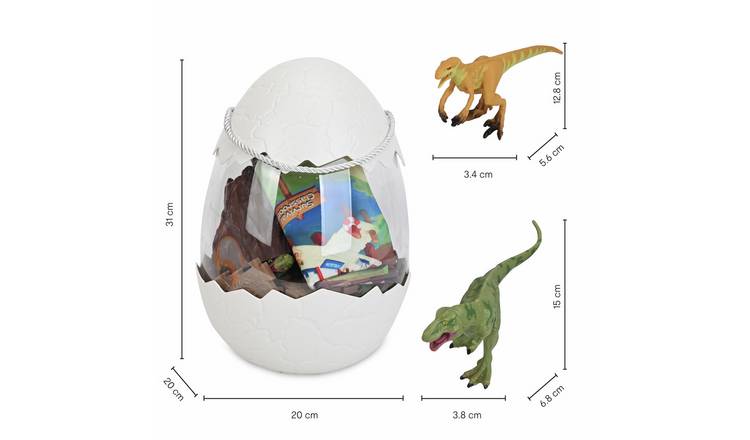 Chad Valley Dinosaur Toy Egg Playset With Figures