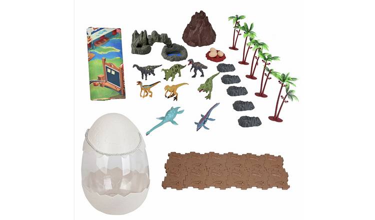 Chad Valley Dinosaur Toy Egg Playset With Figures