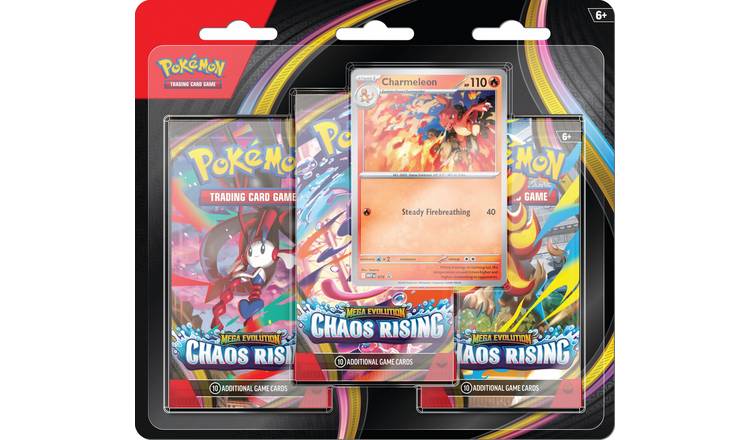 Pokémon Mega Evolution Chaos Rising Trading Card - Pack of 3