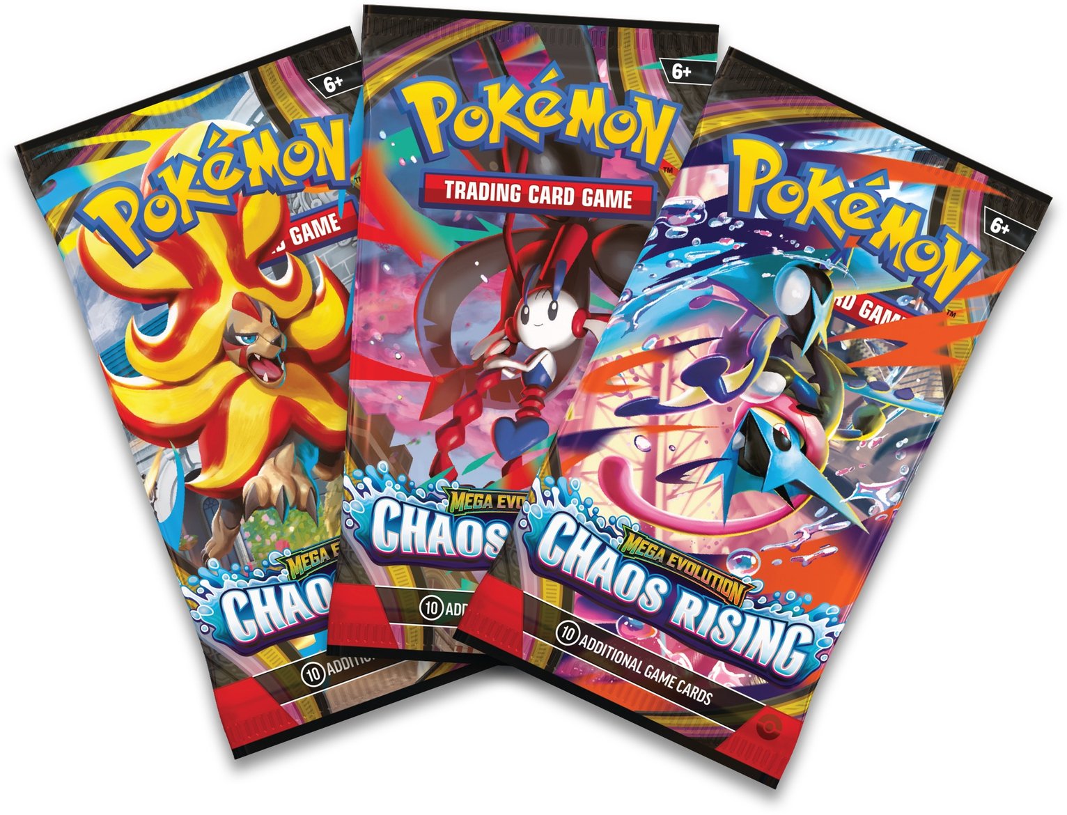 Buy Pokmon Mega Evolution Chaos Rising Trading Card - Pack of 3 | Trading  cards and card games | Argos