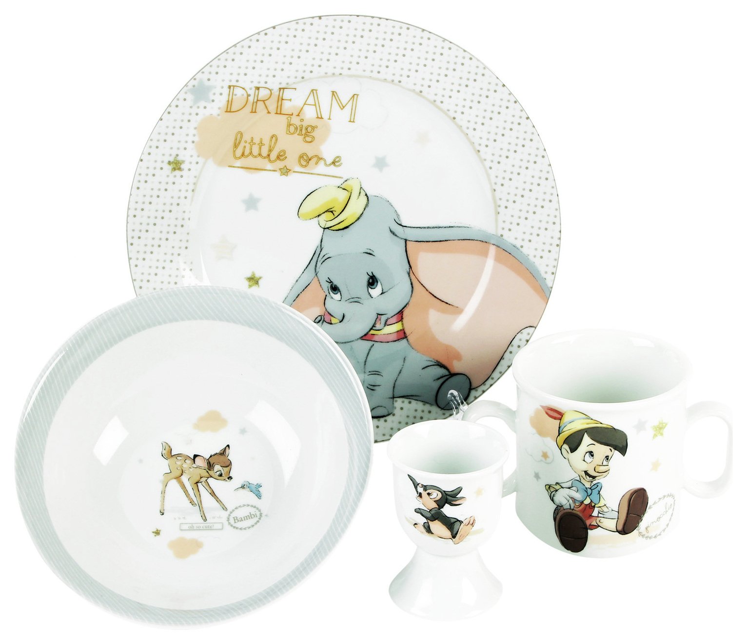 Disney Magical Bowl Plate Mug & Egg Cup