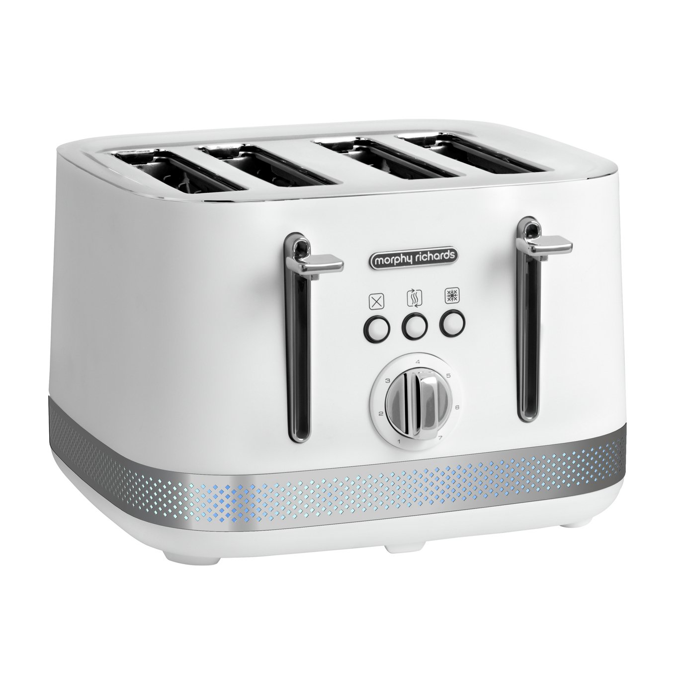 Morphy Richards 248021 Illumination 4 Slice Toaster - White
