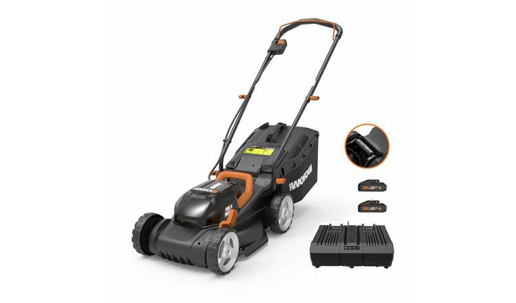 Worx 34cm Cordless Rotary Lawnmower - 40V
