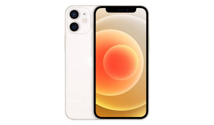 Buy SIM Free iPhone 12 mini 128GB 5G Mobile Phone - White | SIM free