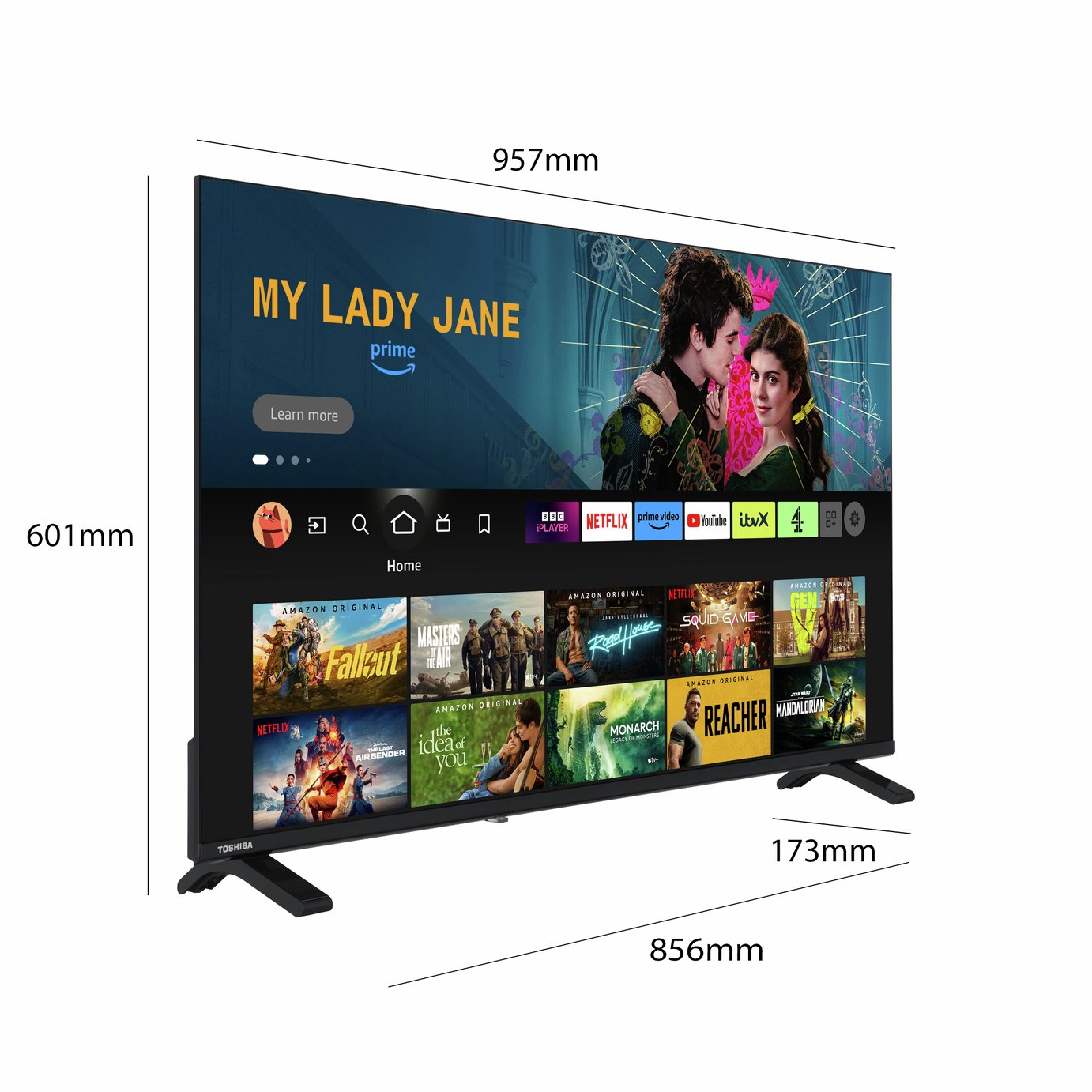 Buy Toshiba 43 Inch 43UF2653DB Smart 4K UHD HDR Freely Fire TV