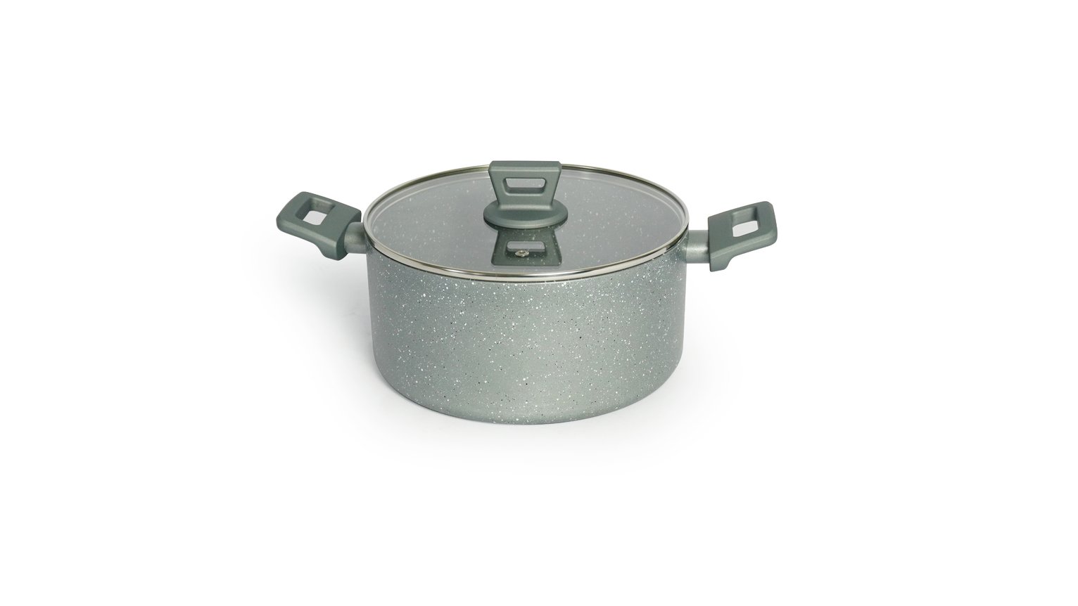 Argos Home Stone Effect 24cm Aluminium Stock Pot