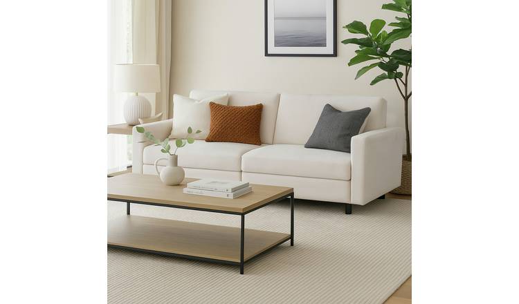 Aspire Vault 2 Seater Storage Sofa Bed - Natural