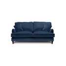 Buy Habitat Matilda Velvet 3 Seater Sofa Blue Sofas Habitat