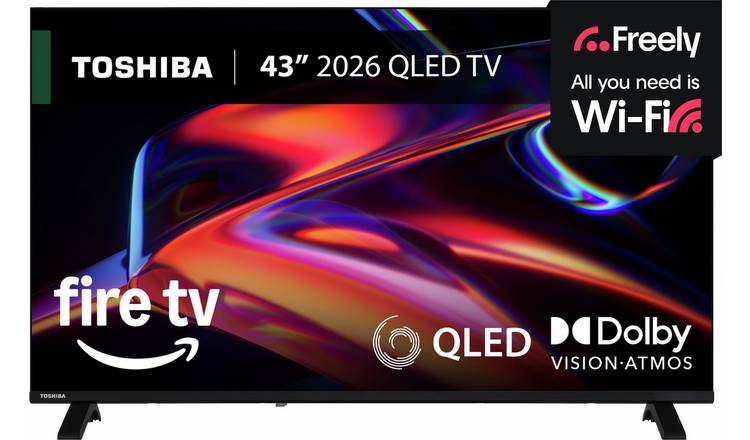 Toshiba 43 Inch 43QF2653DB Smart 4K UHD QLED Freely Fire TV
