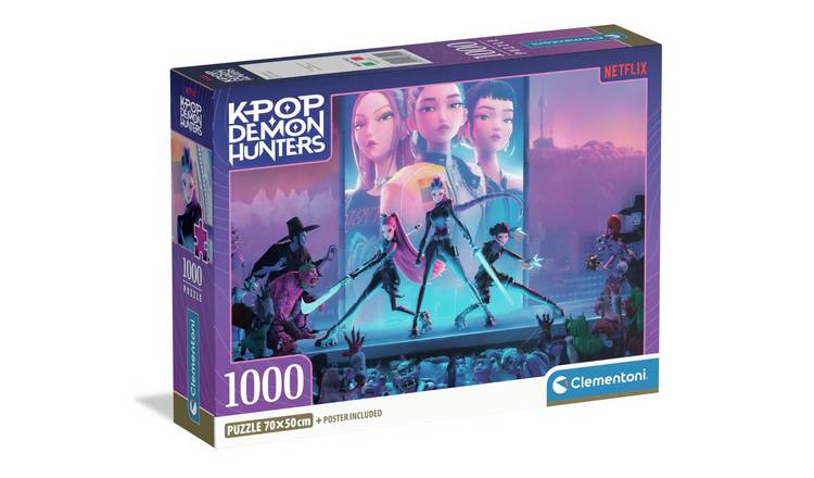 Clementoni Netflix KPOP Demon Hunters 1000 Pieces Jigsaw Puzzle