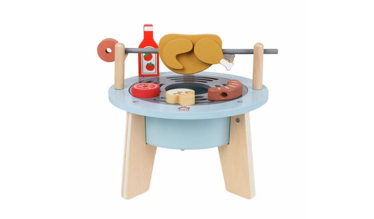 Chad Valley Wooden Barbeque Toy Set