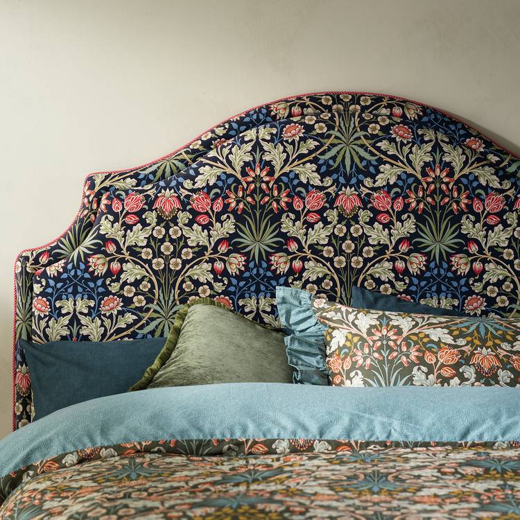 Habitat X William Morris Hyacinth Kingsize Headboard 0