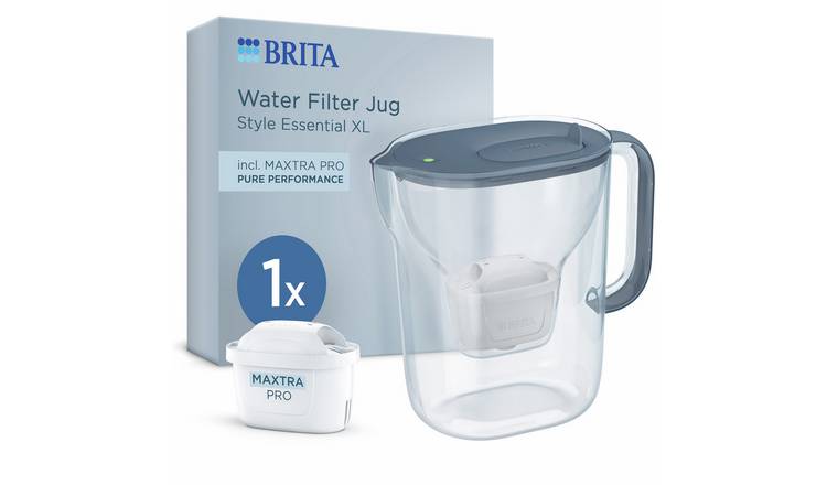 BRITA Style Essential XL Stone Water Filter Jug - Blue - 3.6L