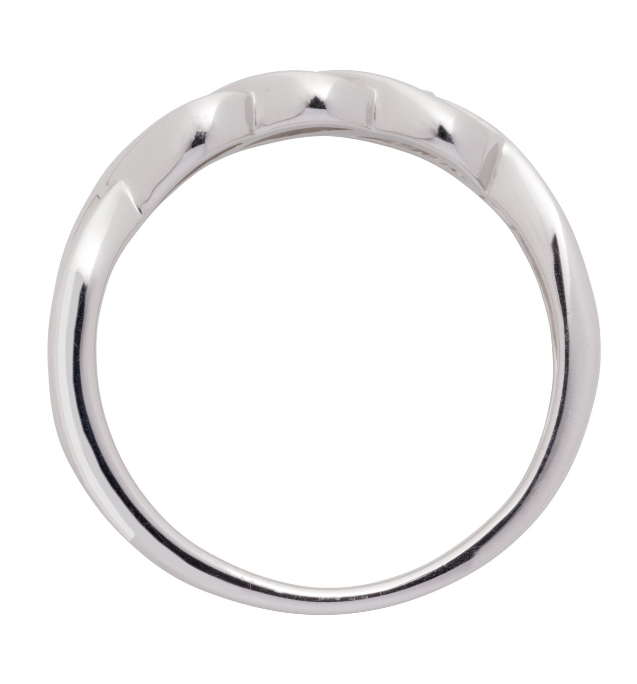 Revere Sterling Silver 0.05ct tw Diamond Twist Ring Review