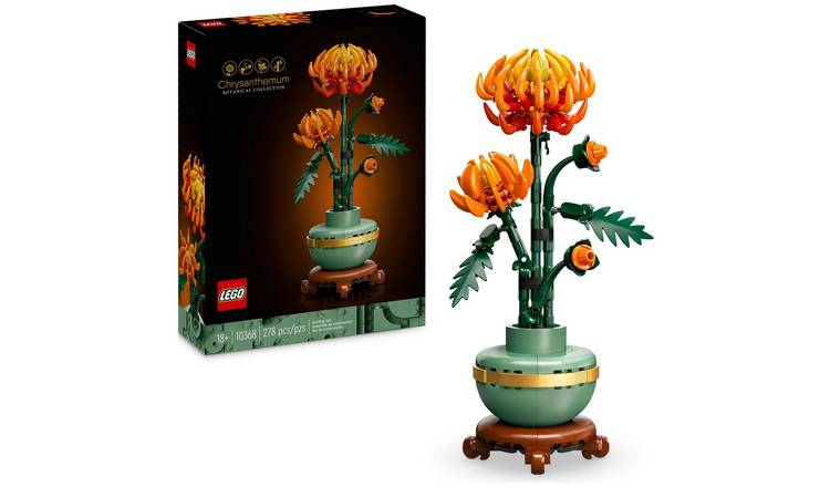 LEGO Icons Chrysanthemum Faux Flower Set for Adults 10368