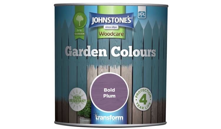 Johnstone's Garden Colours Paint 1L - Bold Plum