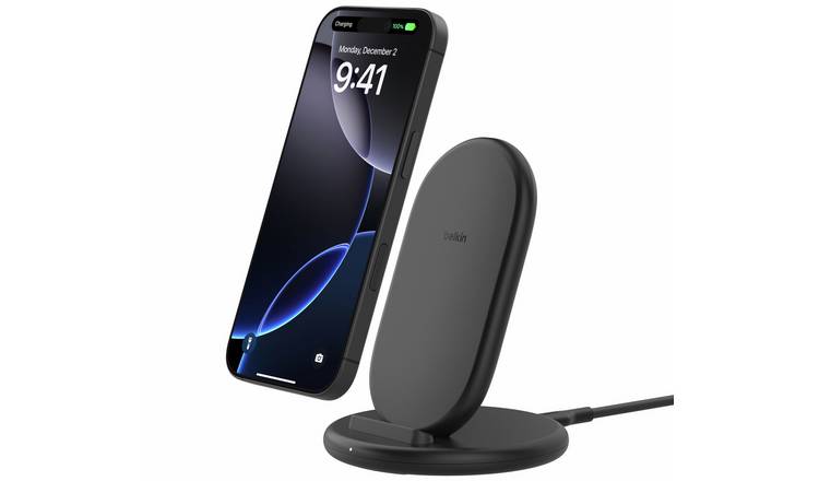 Belkin Qi Wireless Charger Stand with 20W Power Adaptor & 1.5m USB-C Cable