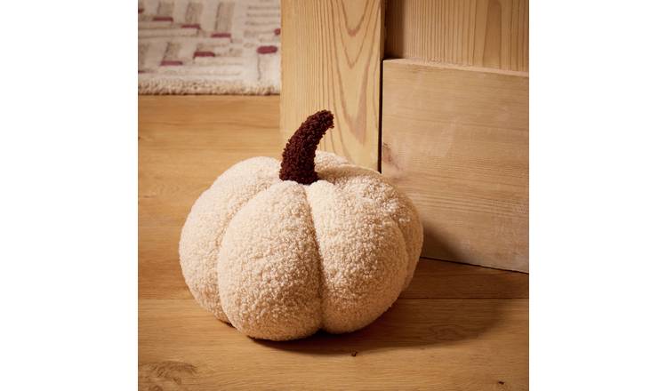 Argos Home Pumpkin Plush Doorstop