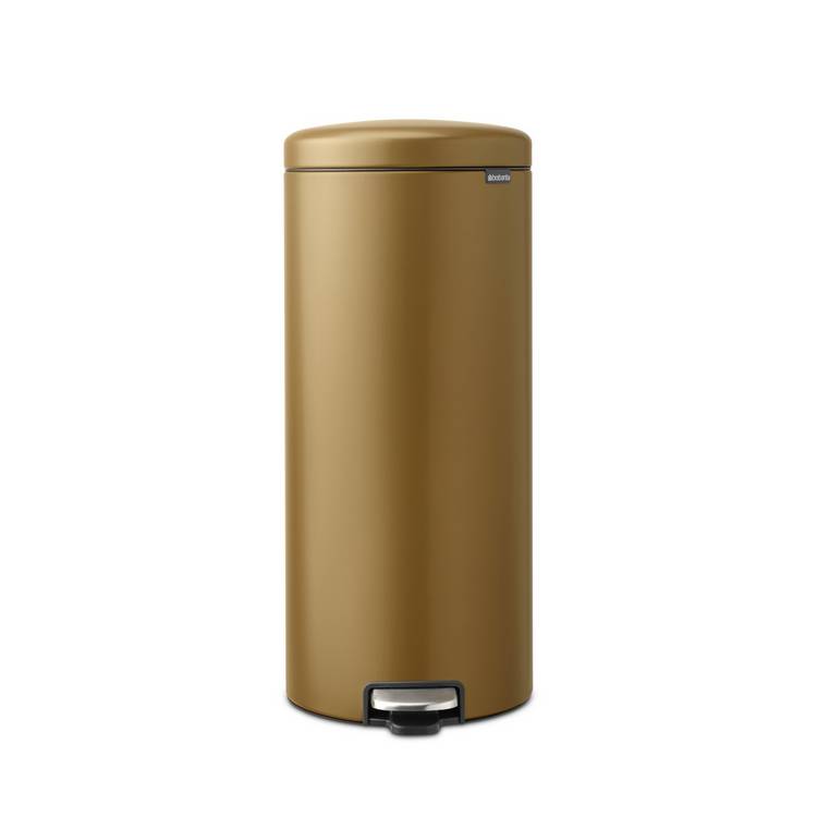 Brabantia 30 Litre New Icon Pedal Bin - Brass 0
