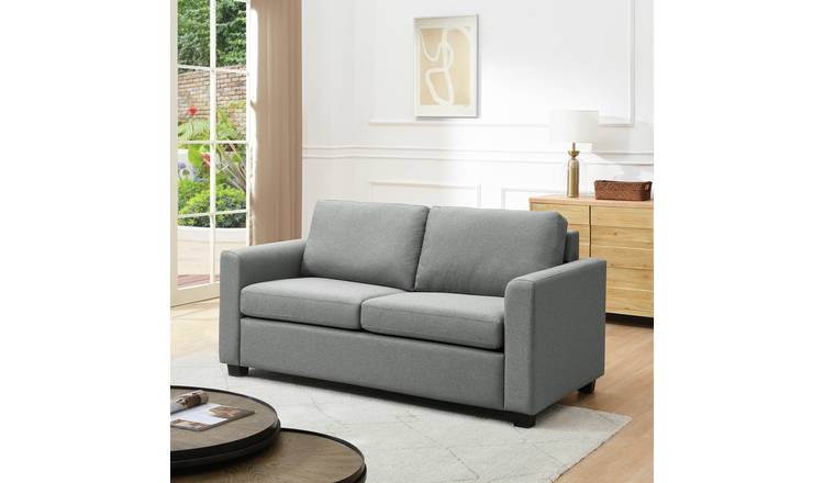 Habitat Apartment Fabric 3 Seater Sofa Bed - Grey