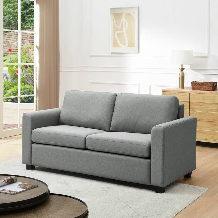 Habitat Apartment Fabric 3 Seater Sofa Bed - Grey 0