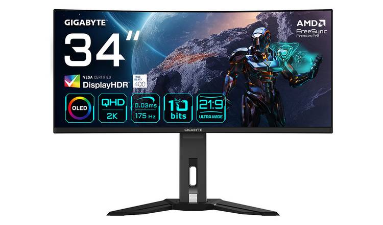 Gigabyte MO34WQC 34 Inch 175Hz 4K Gaming Monitor