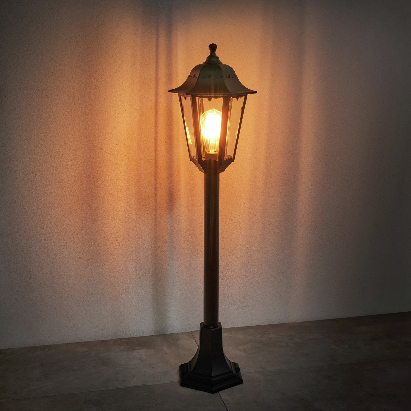 Buy Coast 42W Adjustable Panel Lantern Post Garden lamp posts Argos