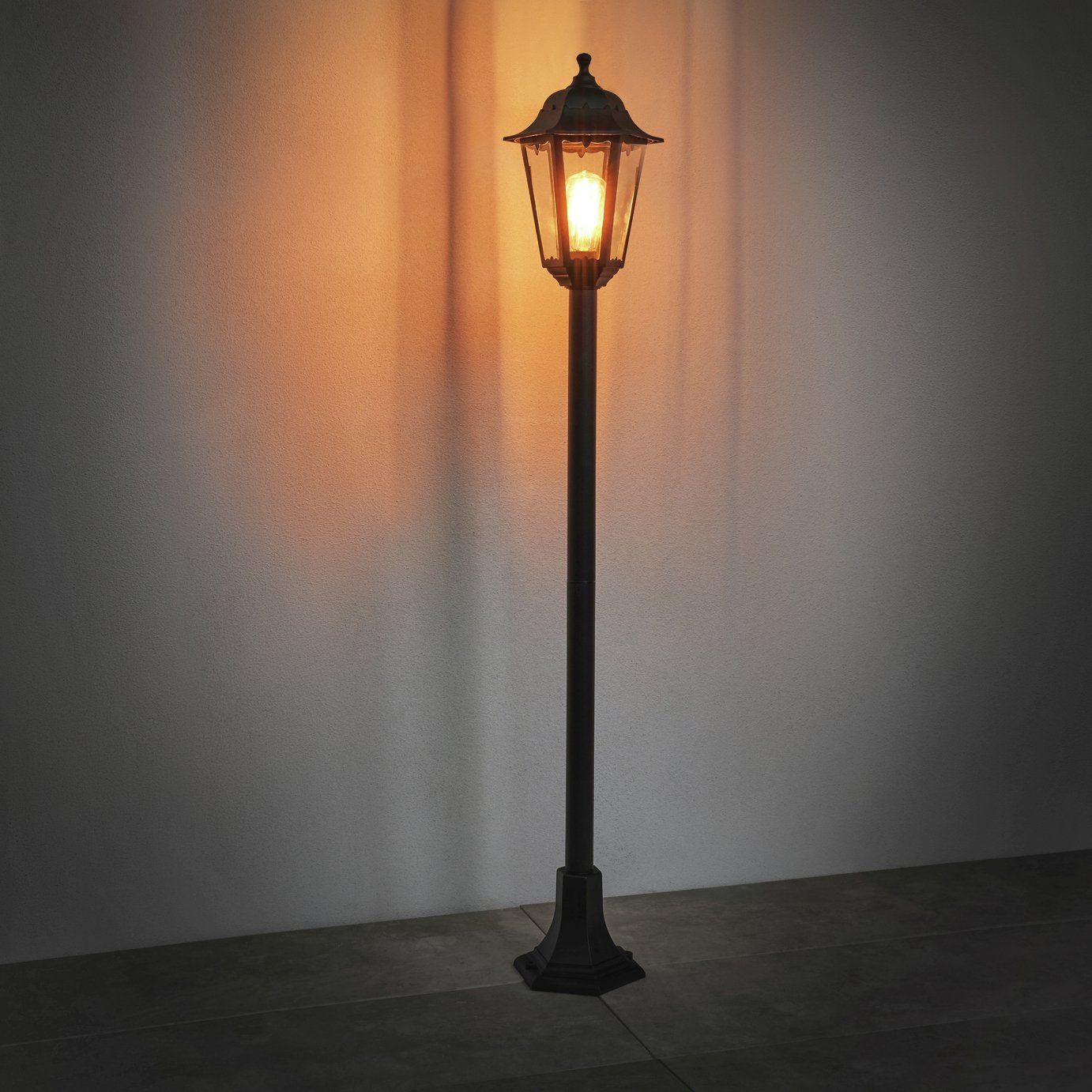 Buy Coast 42W Adjustable Panel Lantern Post Garden lamp posts Argos