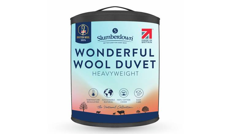 Slumberdown Wonderful Wool Heavy Weight Duvet - Single