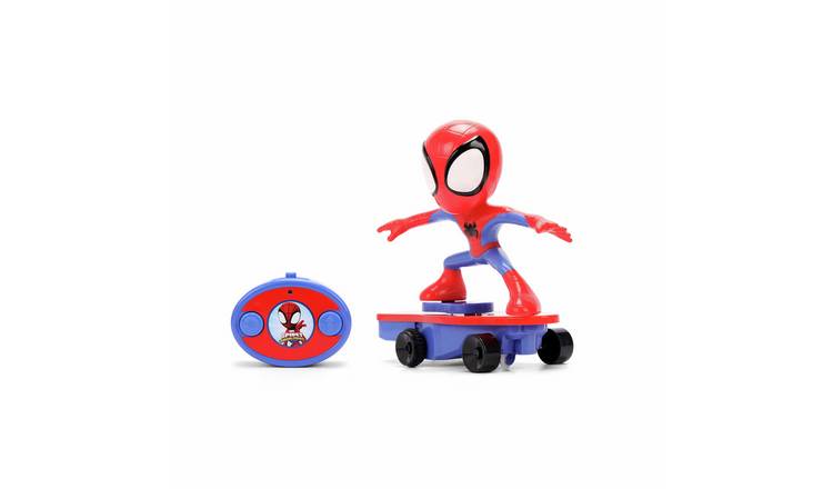 Spider-Man Stunt Skateboard RC Playset
