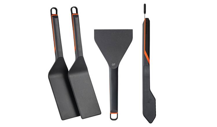 Blackstone 4-Piece Nylon Spatula, Scraper And Tong Griddle Kit