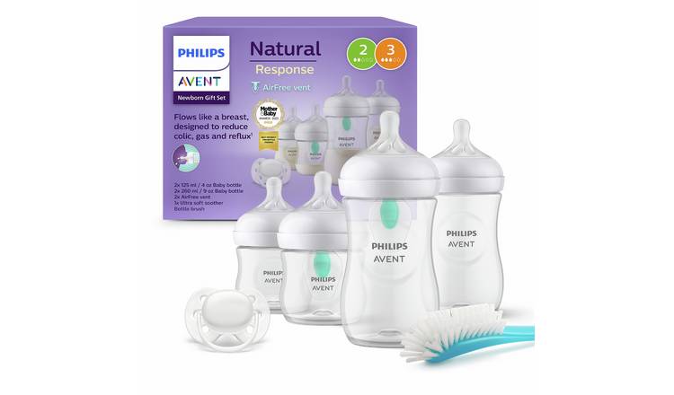 Philips Avent Natural Response Newborn Baby Bottle Gift Set 