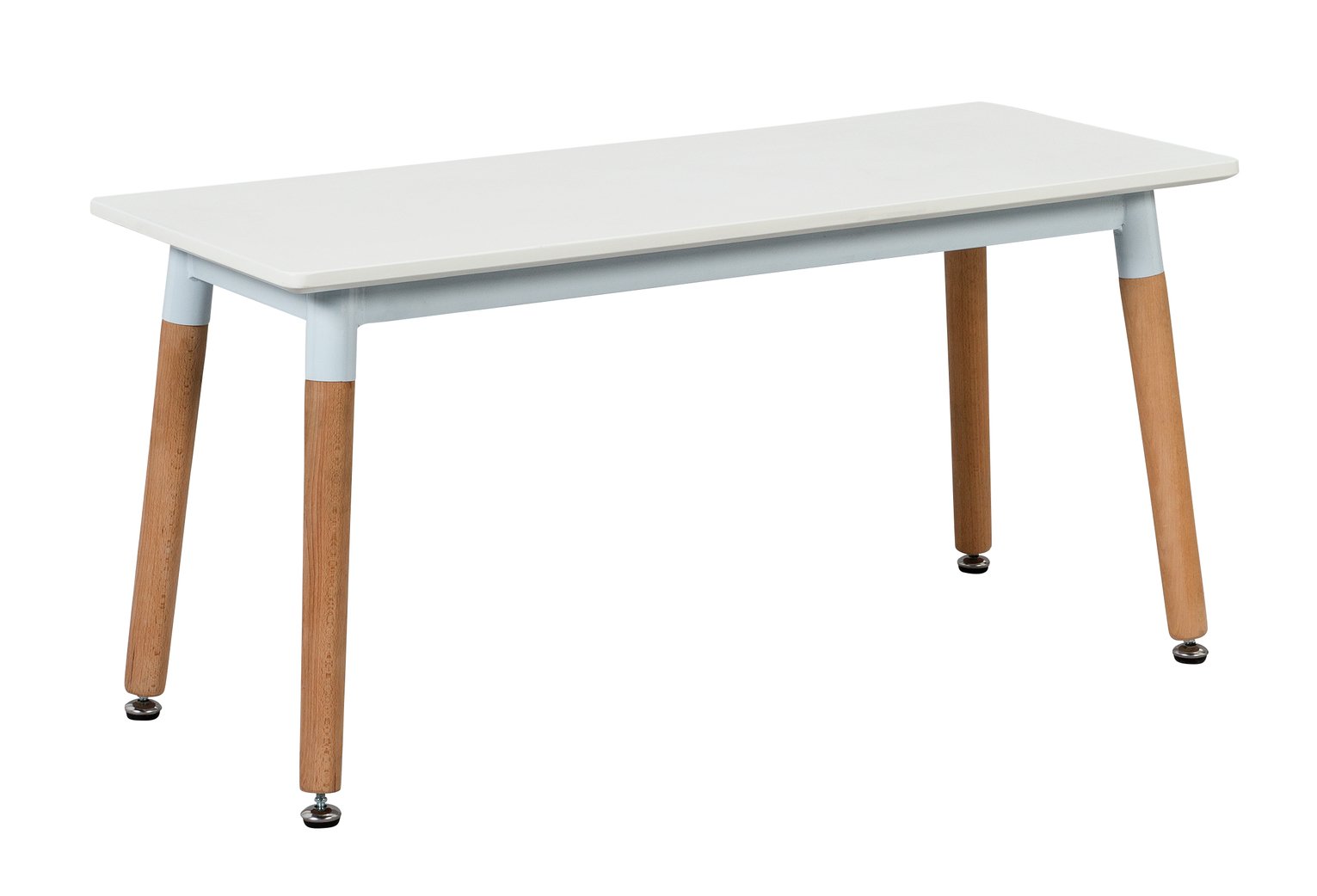 Argos Home Charlie Metal 90cm Bench - White