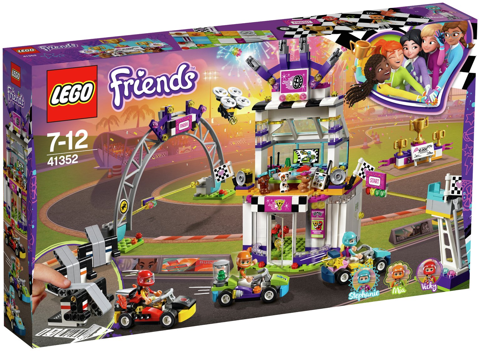 LEGO Friends Heartlake The Big Race Day Kart Toy - 41352