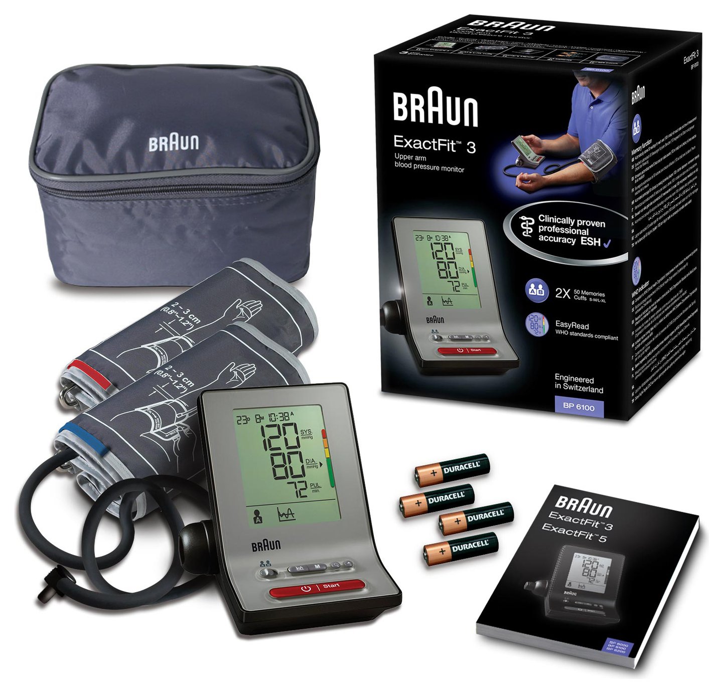 Braun ExactFit 3 Upper Arm Blood Pressure Monitor Reviews