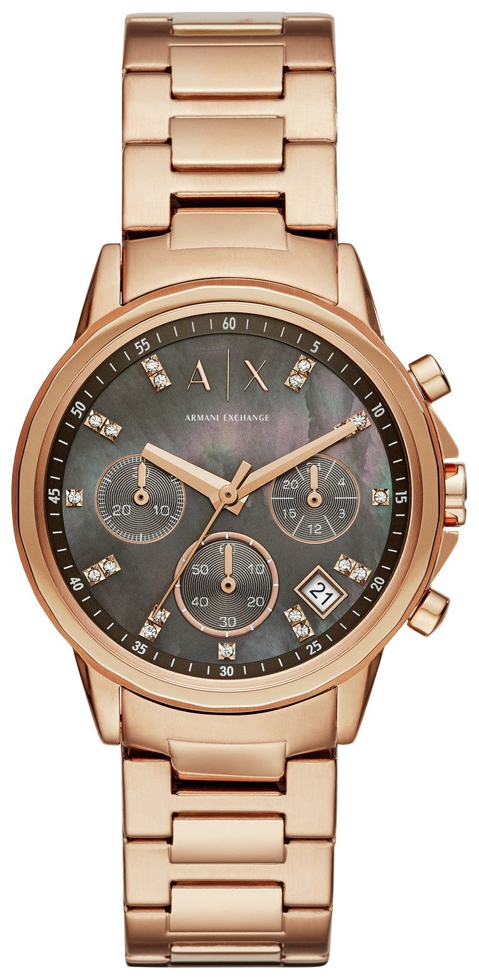 Armani Exchange Lady Banks AX4354 Rose Gold Tone Watch